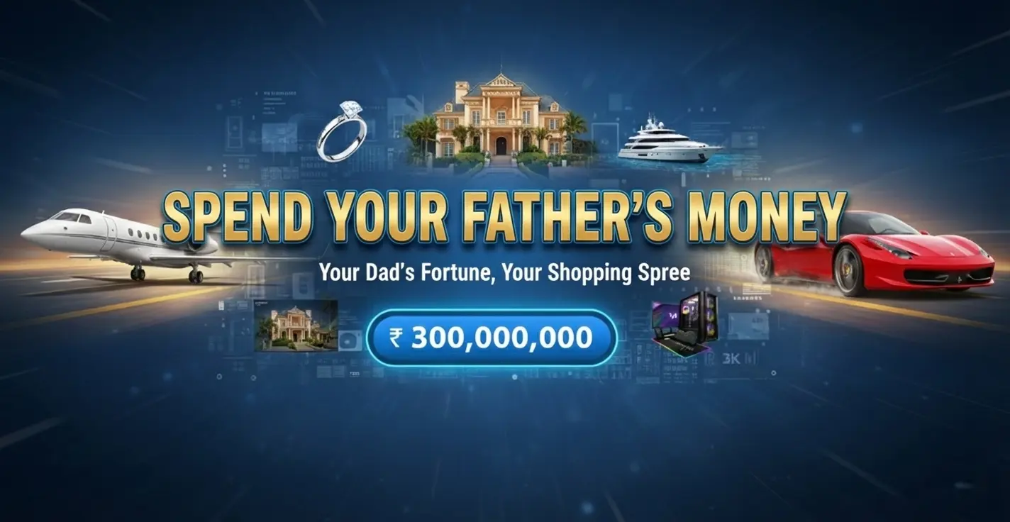 Spend Your Father's Money Banner